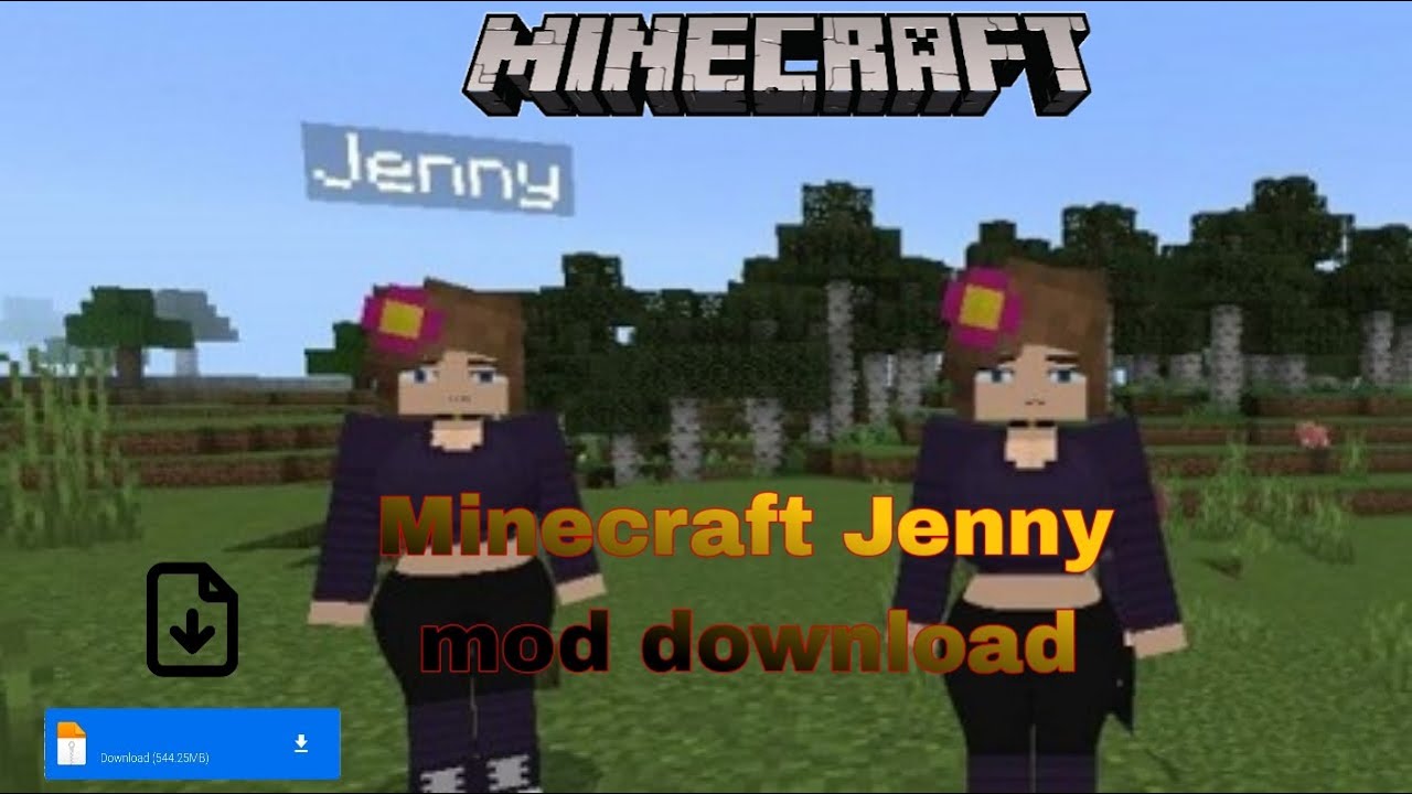 How to download jenny mod and extract with full explain jenny mod addon in android in Minecraft