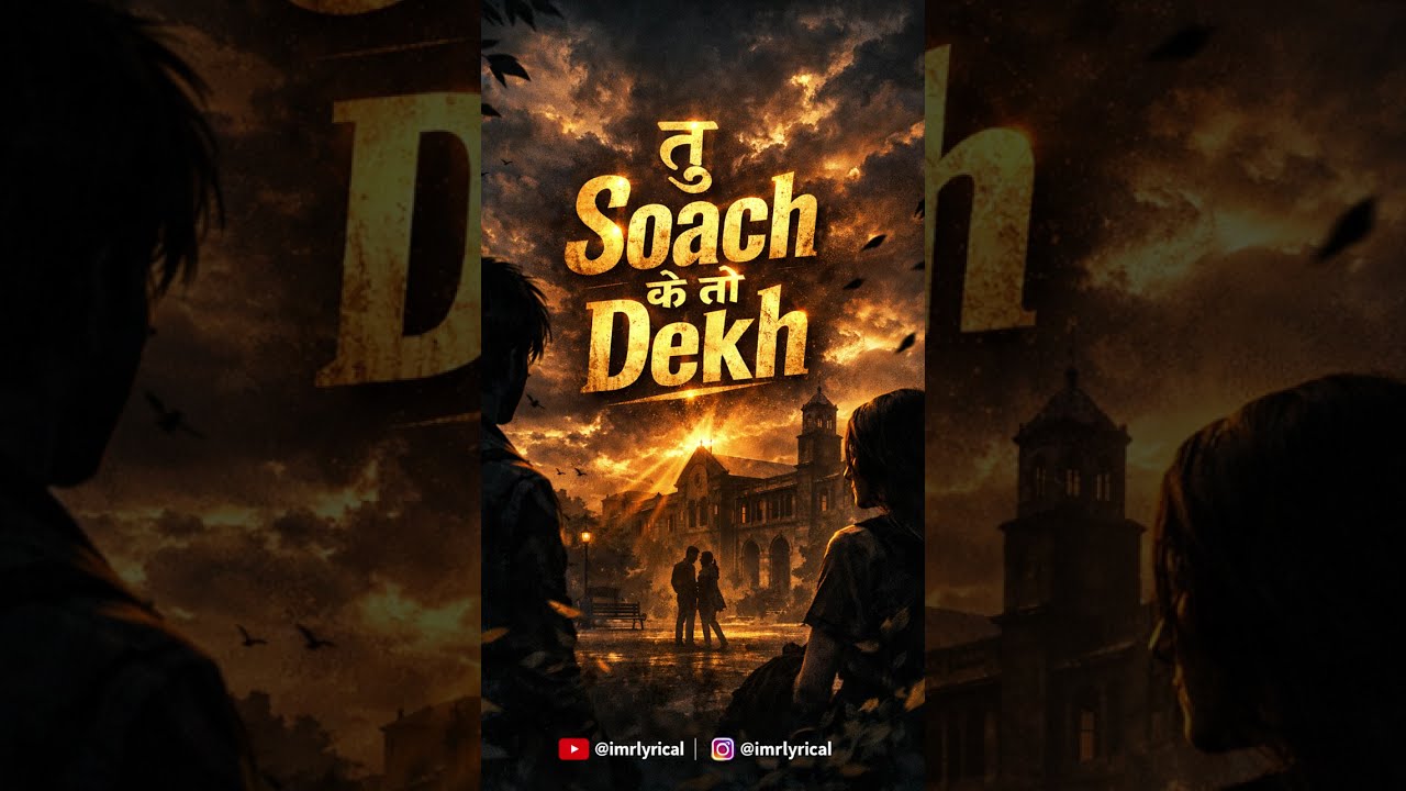 Tu soach ke toh dekh | @IMrLyrical