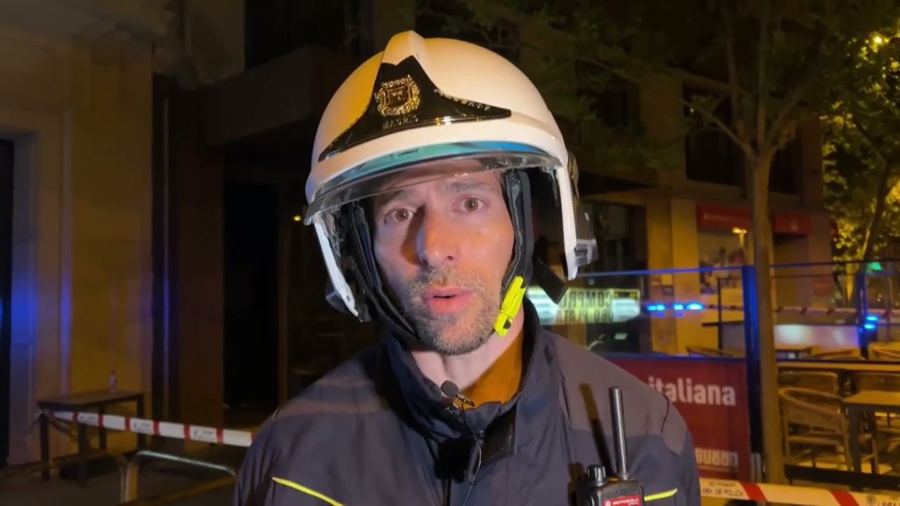 Incendio en un restaurante de Madrid