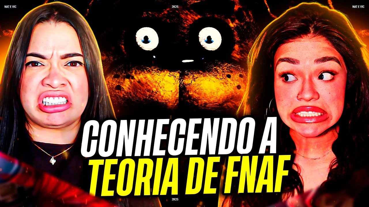 A VERDADEIRA HISTÓRIA DE FIVE NIGHTS AT FREDDY'S - HUEstation | Nat e Vic MV [REACT]