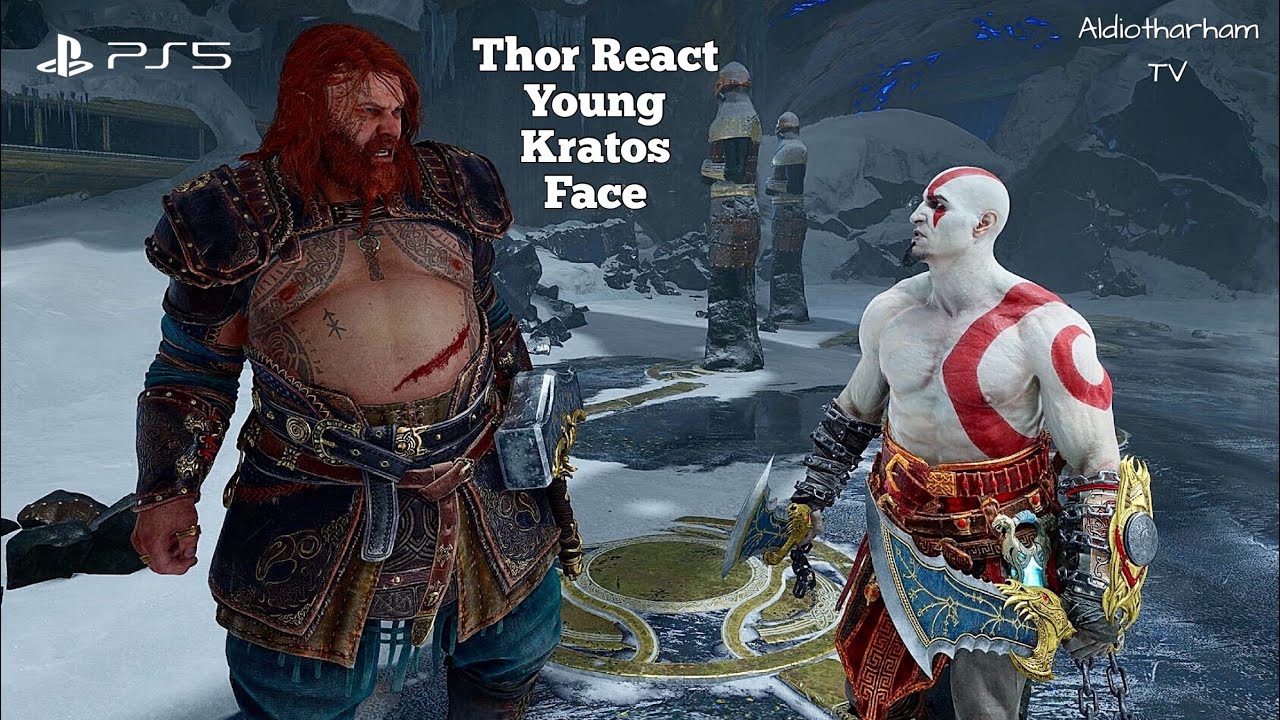 Young Kratos Vs Thor - God Of War Ragnarok