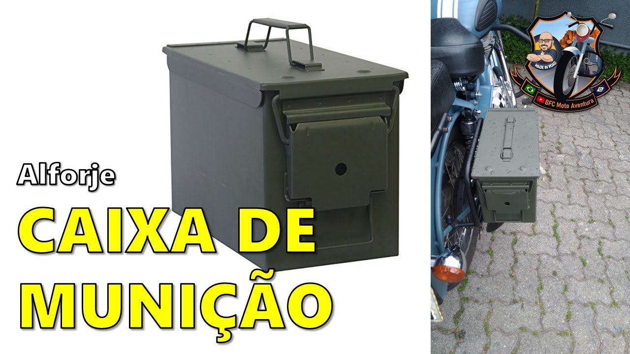 Alforje com CAIXA DE MUNIÇÃO!