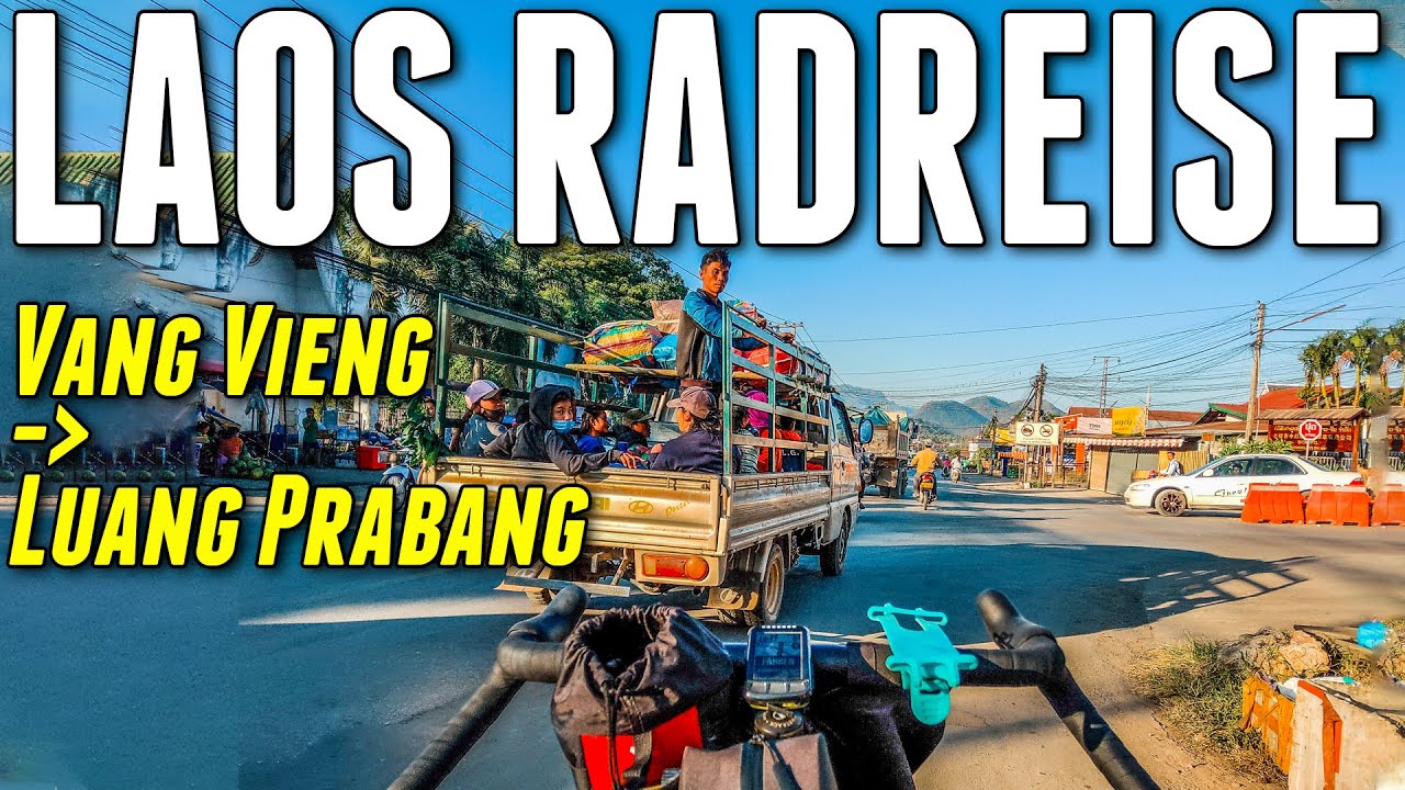Laos auf dem Fahrrad - Gravel Bike Tour nach Luang Prabang - Bergetappe - Asien Radtour // Radreise
