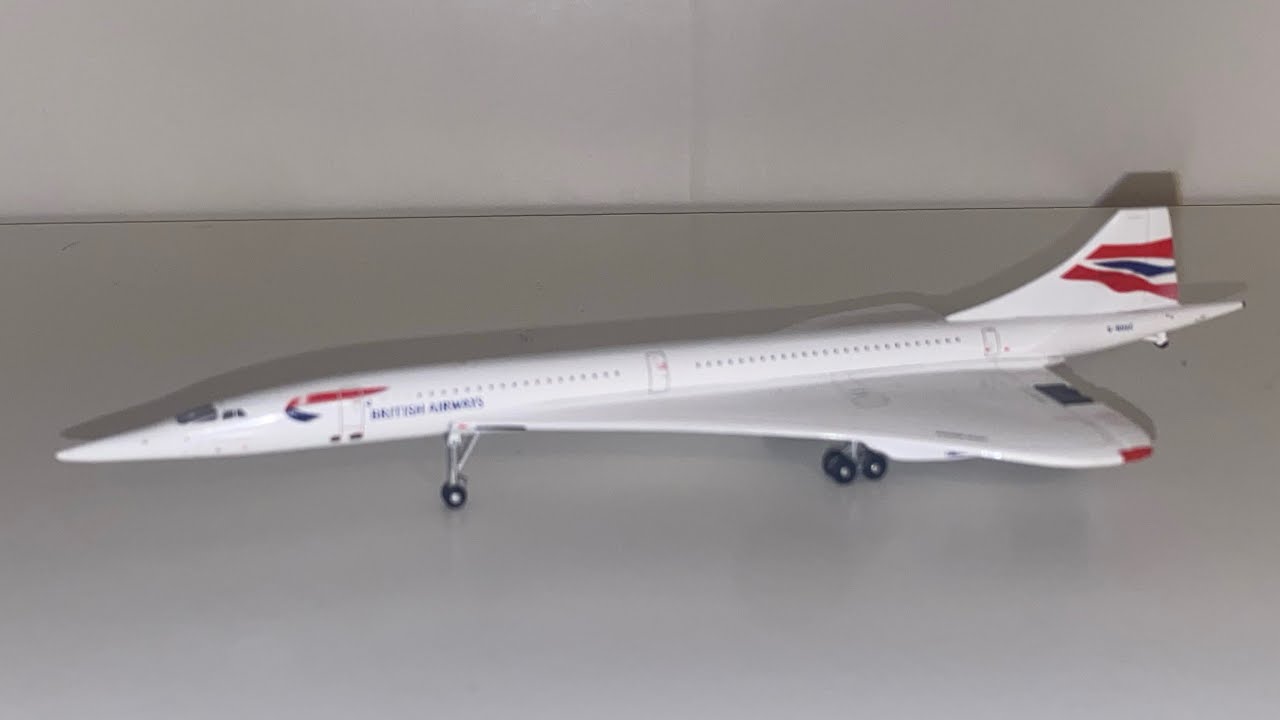 Model reviews| Gemini jets 1:400 British airways Concorde review! G-BOAC