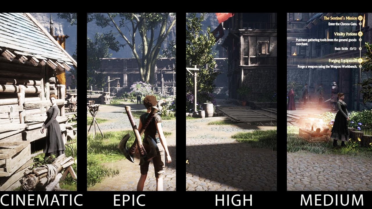 Chrono Odyssey | Cinematic vs Epic vs High vs Mid vs Low Graphics Comparison