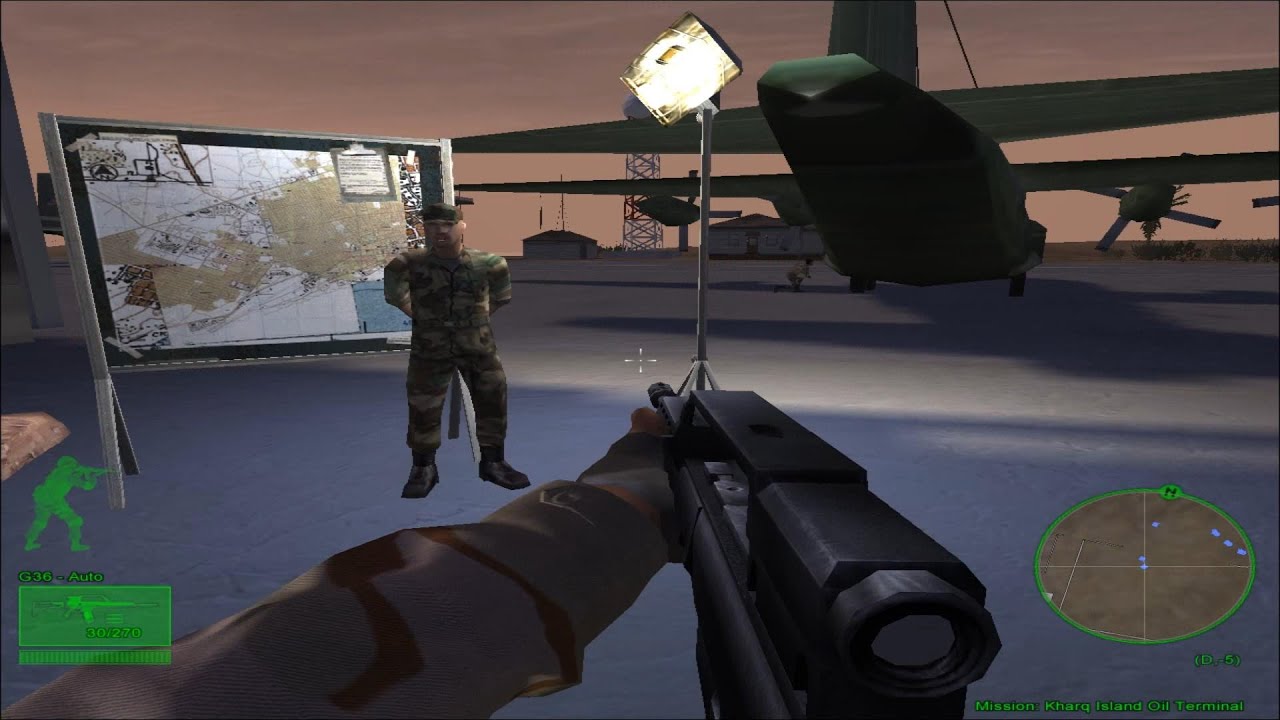 Delta Force: Black Hawk Down - Team Sabre (2004) №7 - Kharq Island Oil Terminal