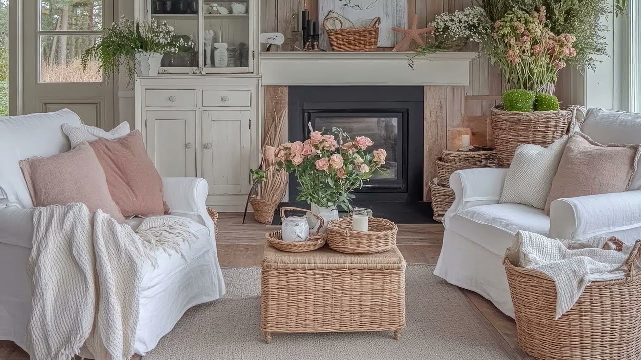 Coastal Farmhouse Decor That Feels Effortless & Warm | Joanna Gaines Nautical Summer Look