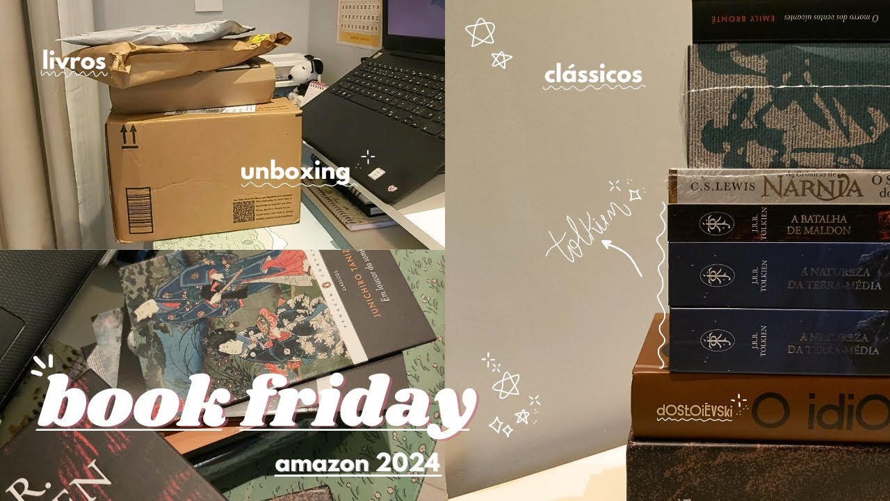 unboxing livros 📦 | book friday amazon 2024!! 📚