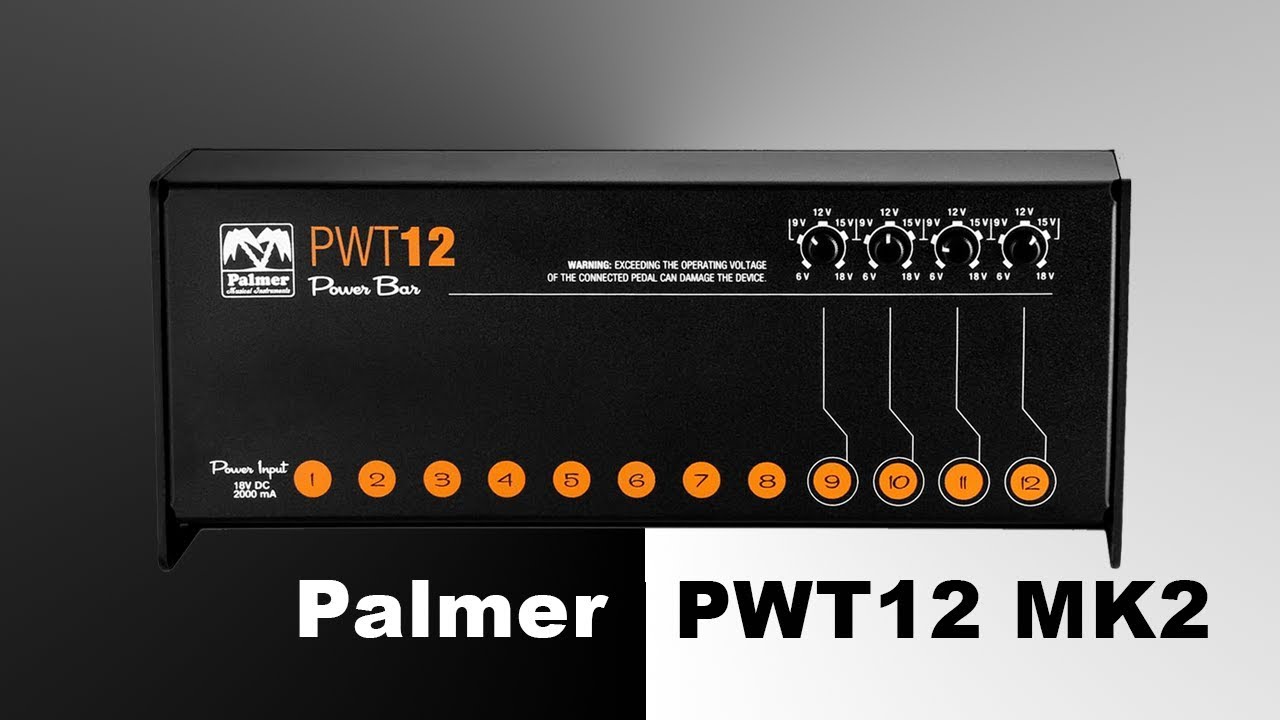 Palmer PWT 12 MK2 - Best Pedal Power Supply