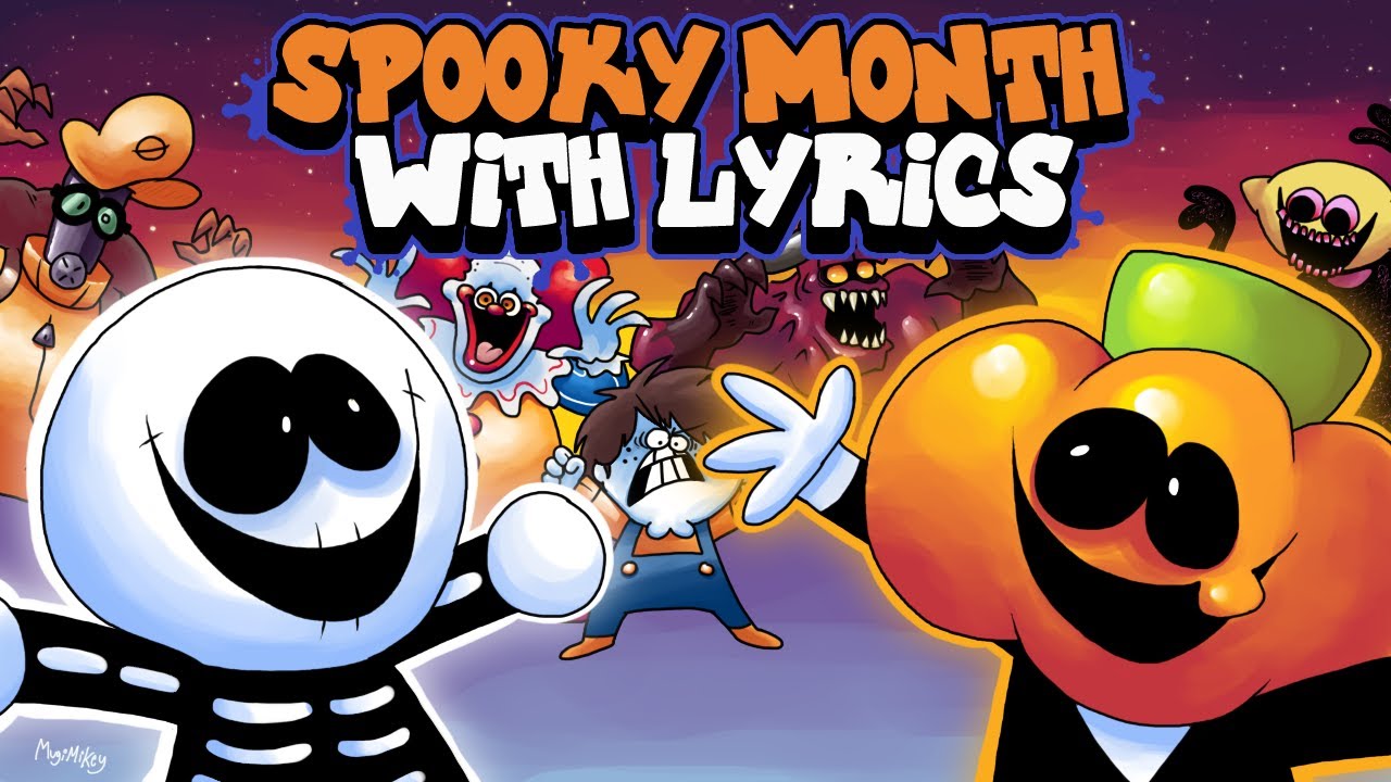 Spooky Month WITH LYRICS By RecD (Skid and Pump Sing Scary Swings!)