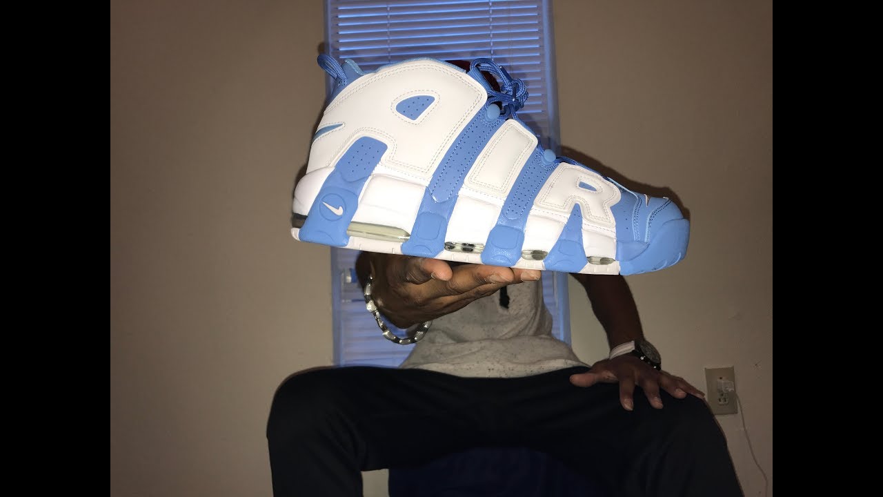 Nike Air More Uptempo university blue early review and on feet