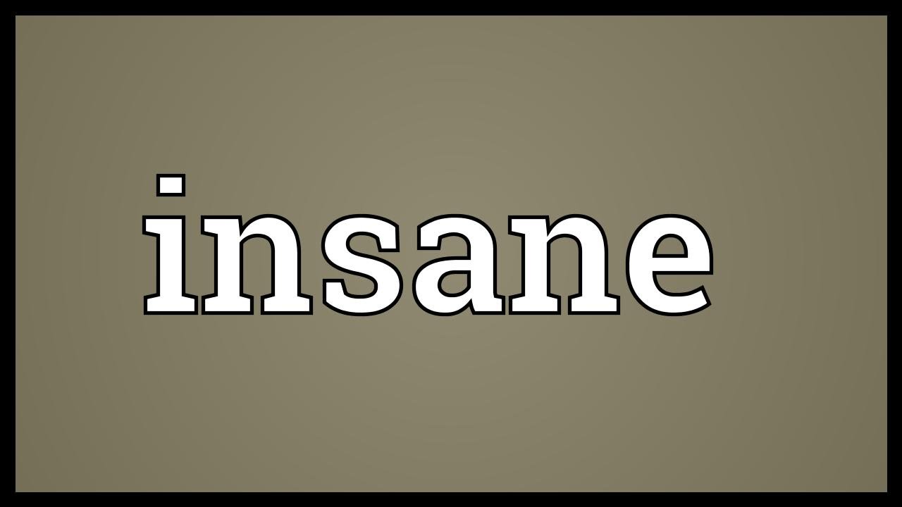 Insane Meaning