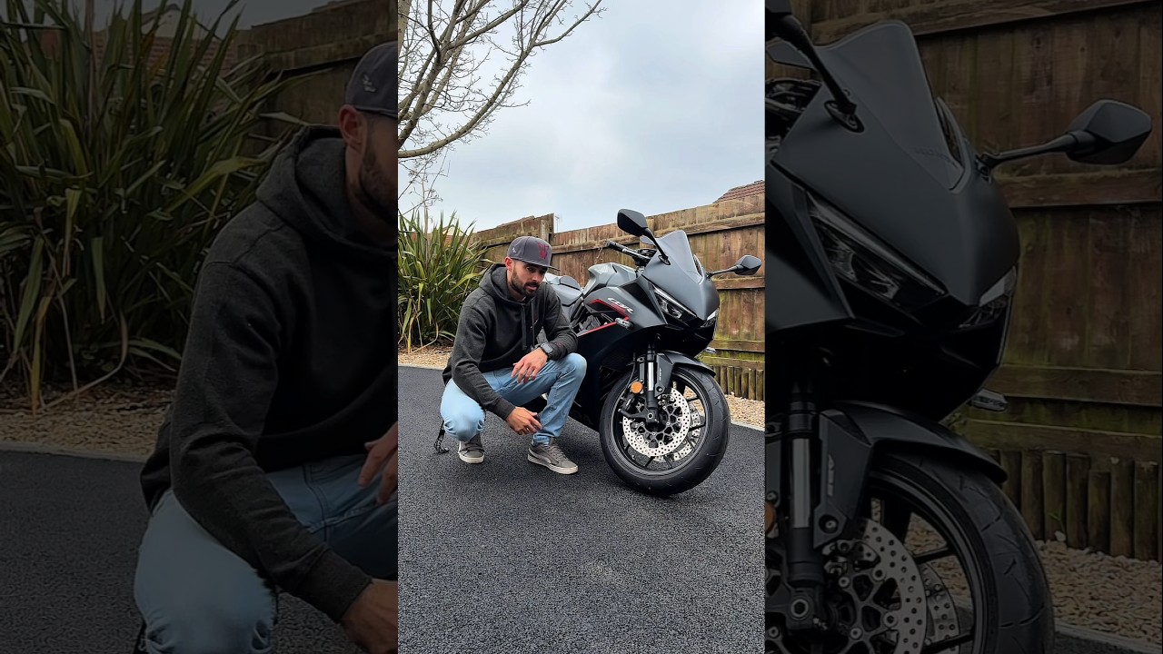 CBR650R Frame Sliders Install