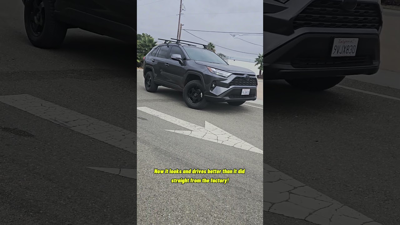 Lifted 2025 RAV4 🔥 Dobinsons Lift + Black Rhino Wheels = PERFECT