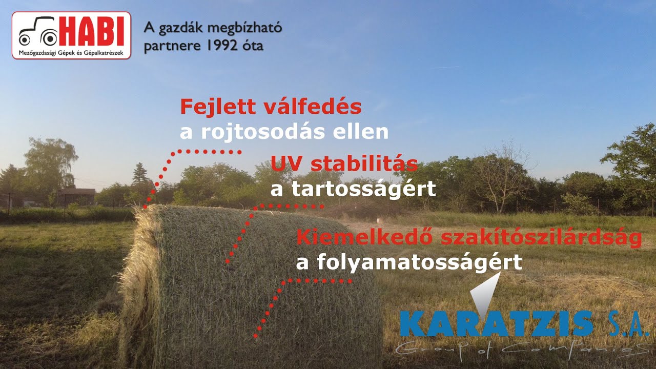 KARATZIS  bálaháló a HABI kínálatában.