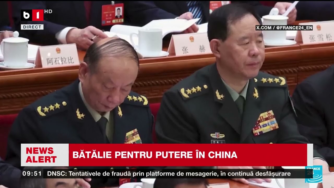 VAL DE EPURĂRI ÎN ARMATA CHINEZĂ_Știri B1TV_27 ian. 2026