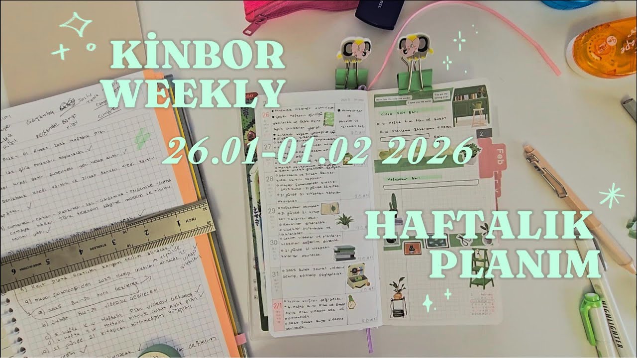 Kinbor Weekly 26.01-01.02 Haftalık Planım