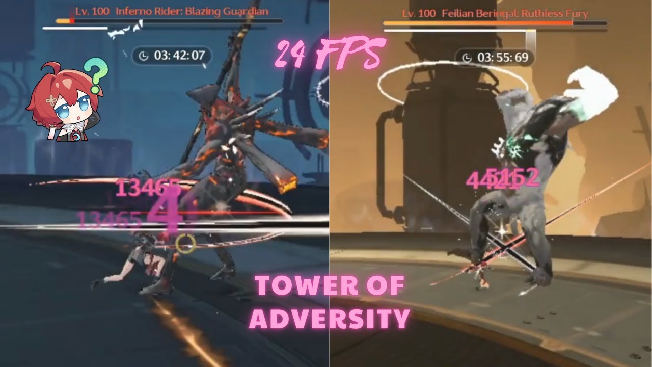 Danjin solo mid tower, 24FPS (mobile) edition | Tower of Adversity | Wuthering Waves