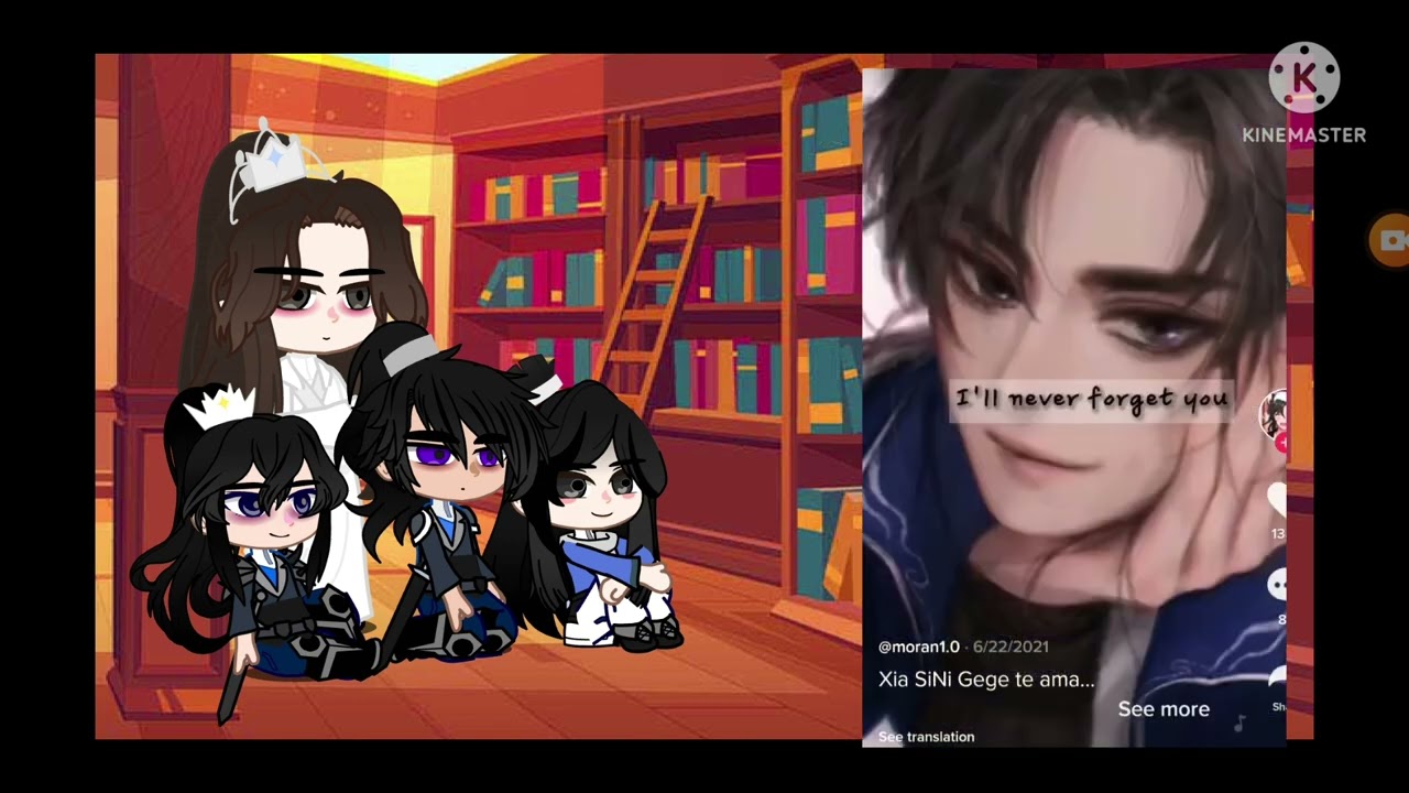 The husky and his white cat shizun react to...(2ha) -part 2?