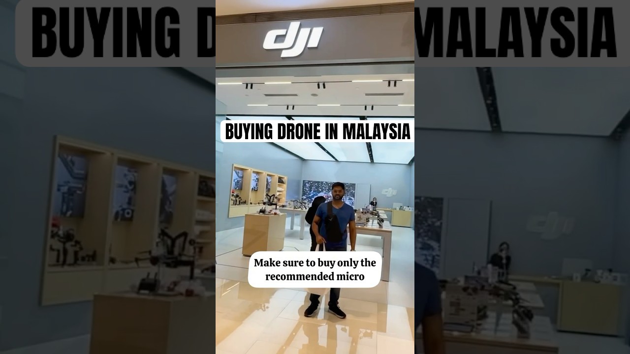 Buying a drone in Malaysia #dji #drone #malaysia