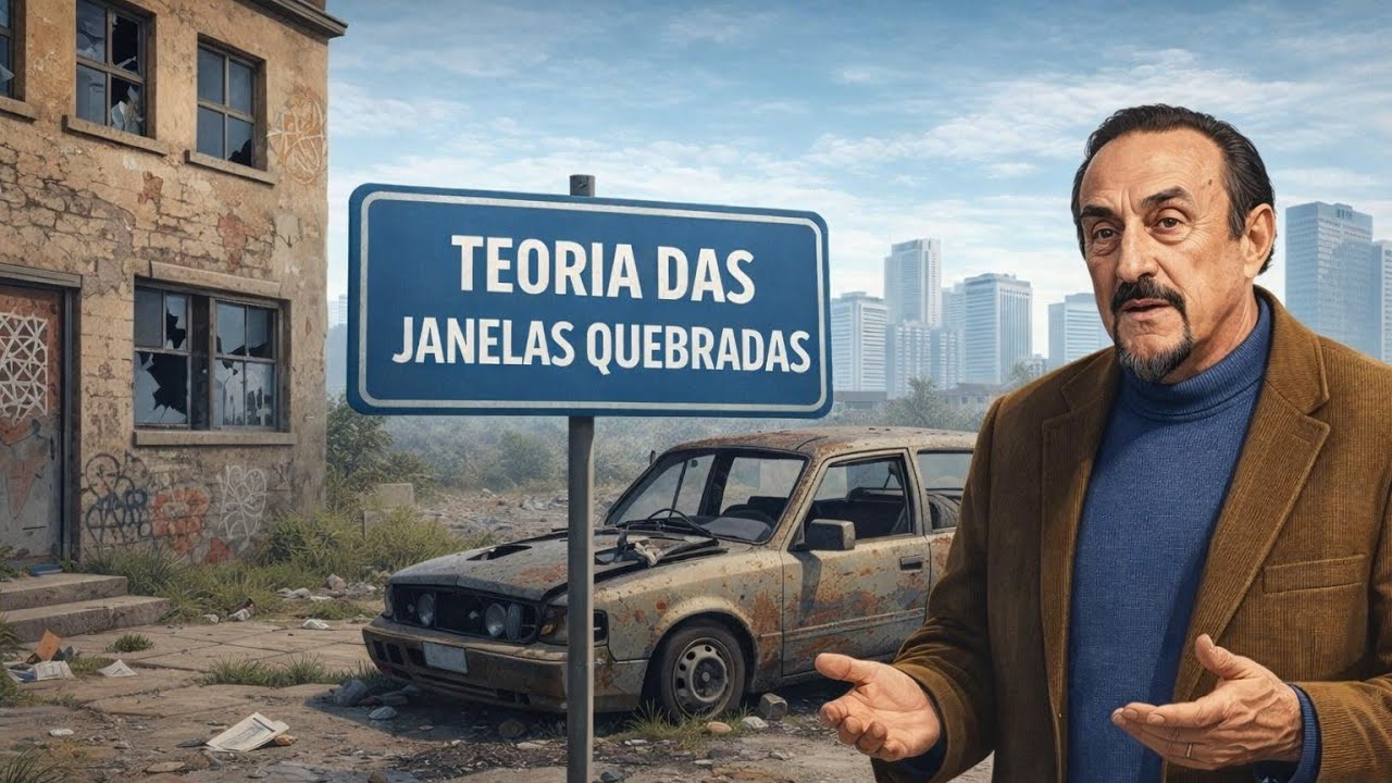 A teoria das janelas quebradas aponta a desordem como fator de elevação dos índices  criminalidade.
