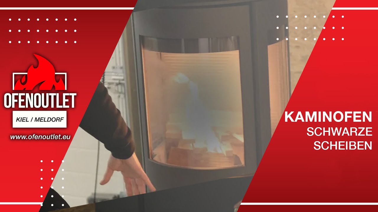 Kaminofen schwarze Scheiben - was tun?