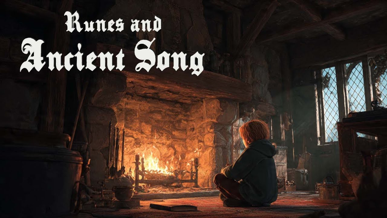 Celtic Fantasy Music - Healing Celtic Harp beside a Silent Forest Stream / Focus Music for Work