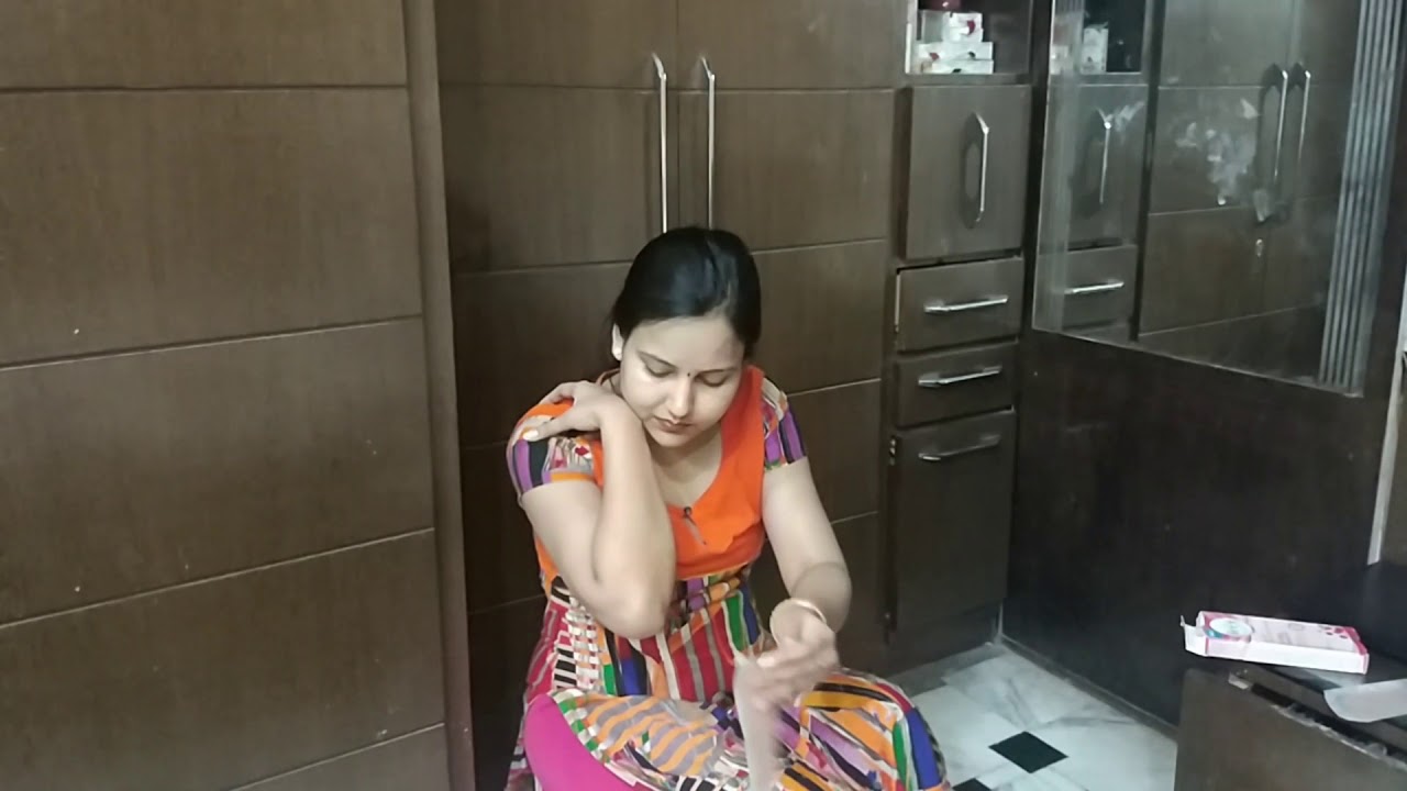 Simple routine day -  hair and skin care at home
