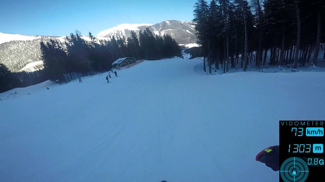 GoPro Hero4 with Speedmeter Pr&auml;bichl POLSTER SKIING eISENERZ SKIAMADE