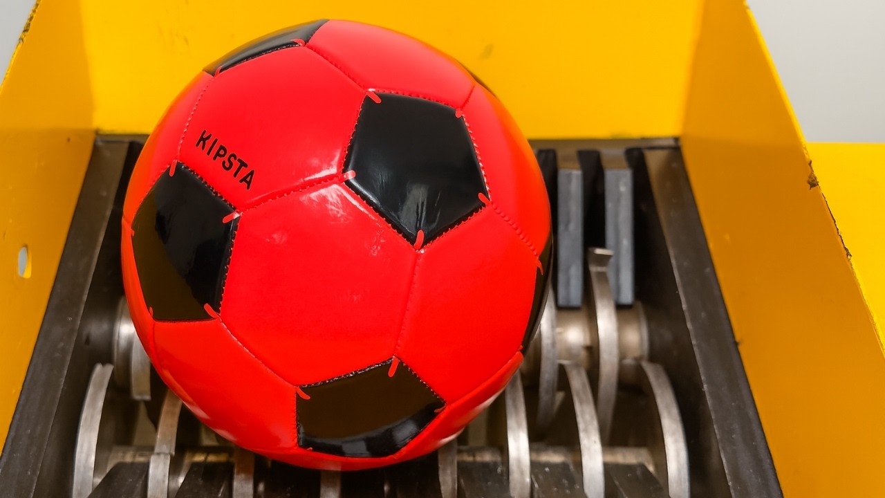 Soccer Ball vs Industrial Shredder – CRAZY Results!