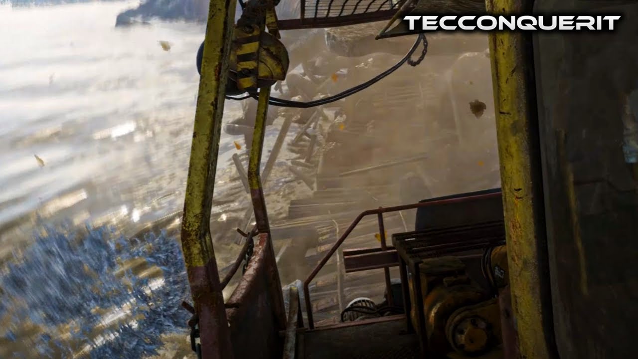 Train crash Scene in Metro Exodus