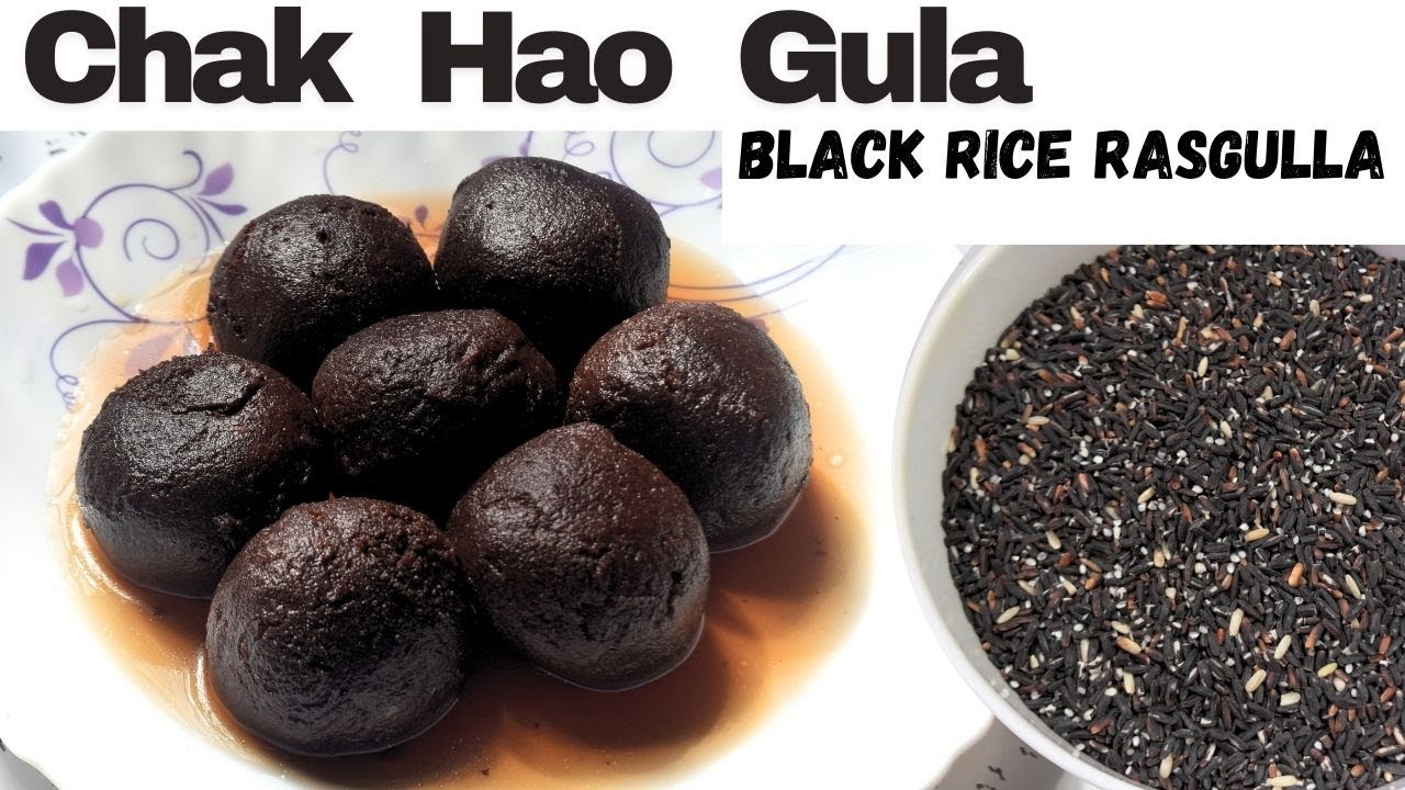 Chak Hao Gula Yaamna Soft Oina Mahao Leina Semjare | Black Rice Rasgulla #manipuri #rasgulla