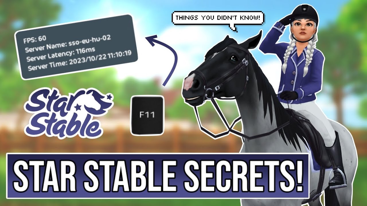 Секреты Star Stable, о которых вы не знали! (купить отставную лошадь, секретную горячую клавишу и...