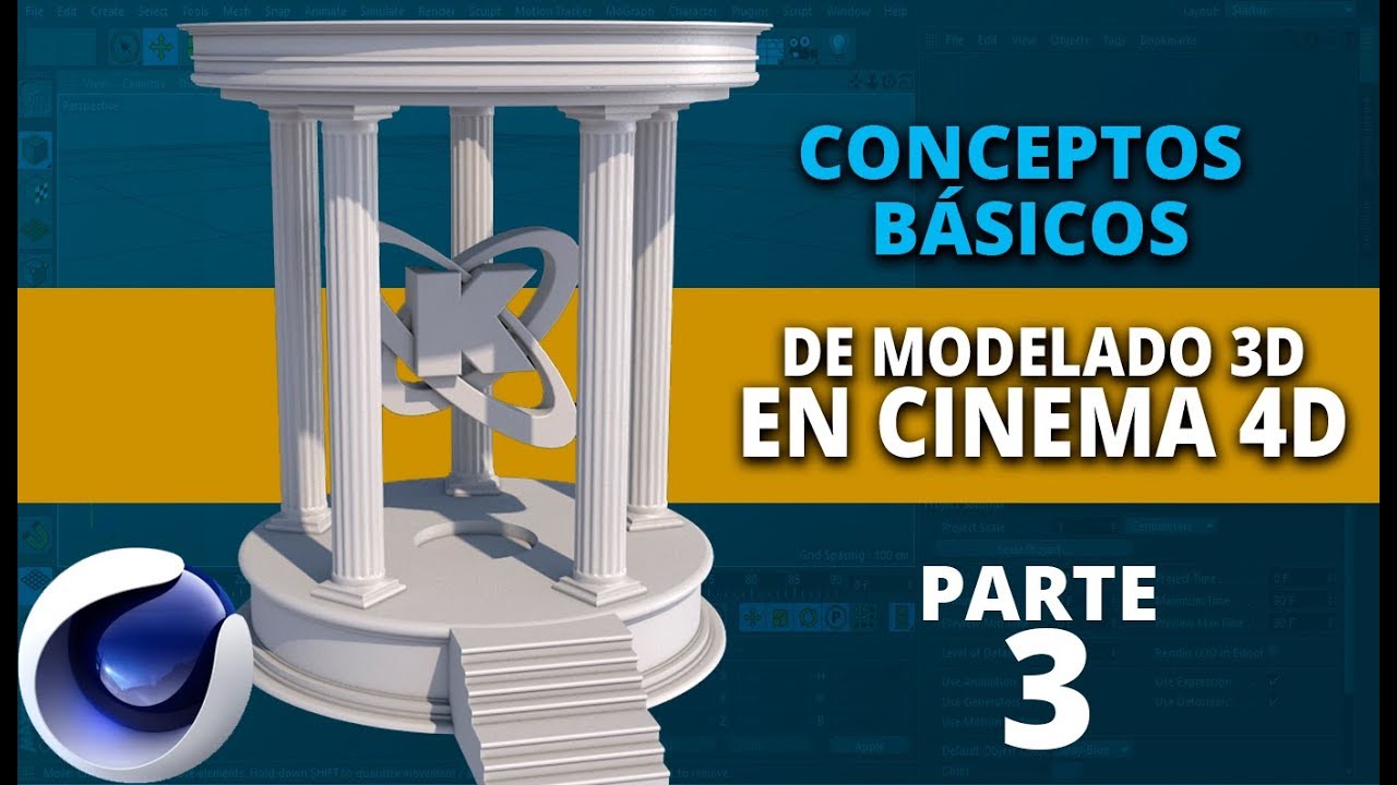 Conceptos básicos de modelado en Cinema4D ::: Parte 3