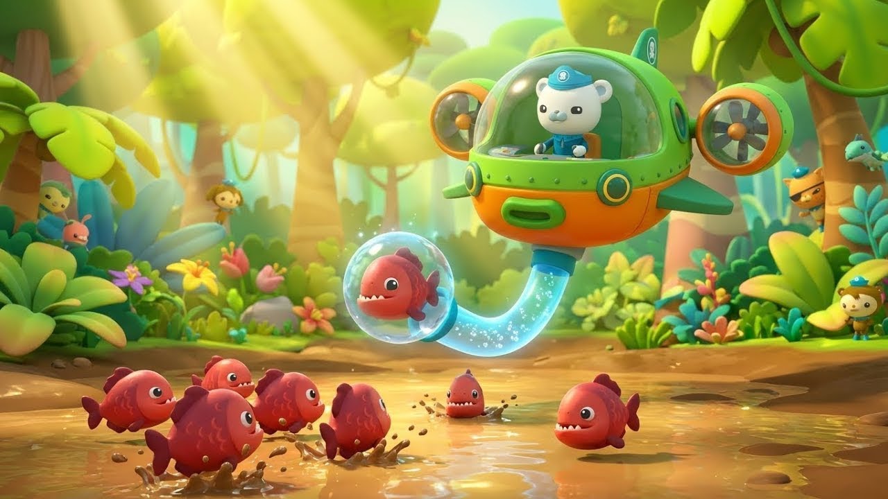 ⚓ Piranha Panic! 🐟 Rescue from the Amazon Mud!   Octonauts Full Episode