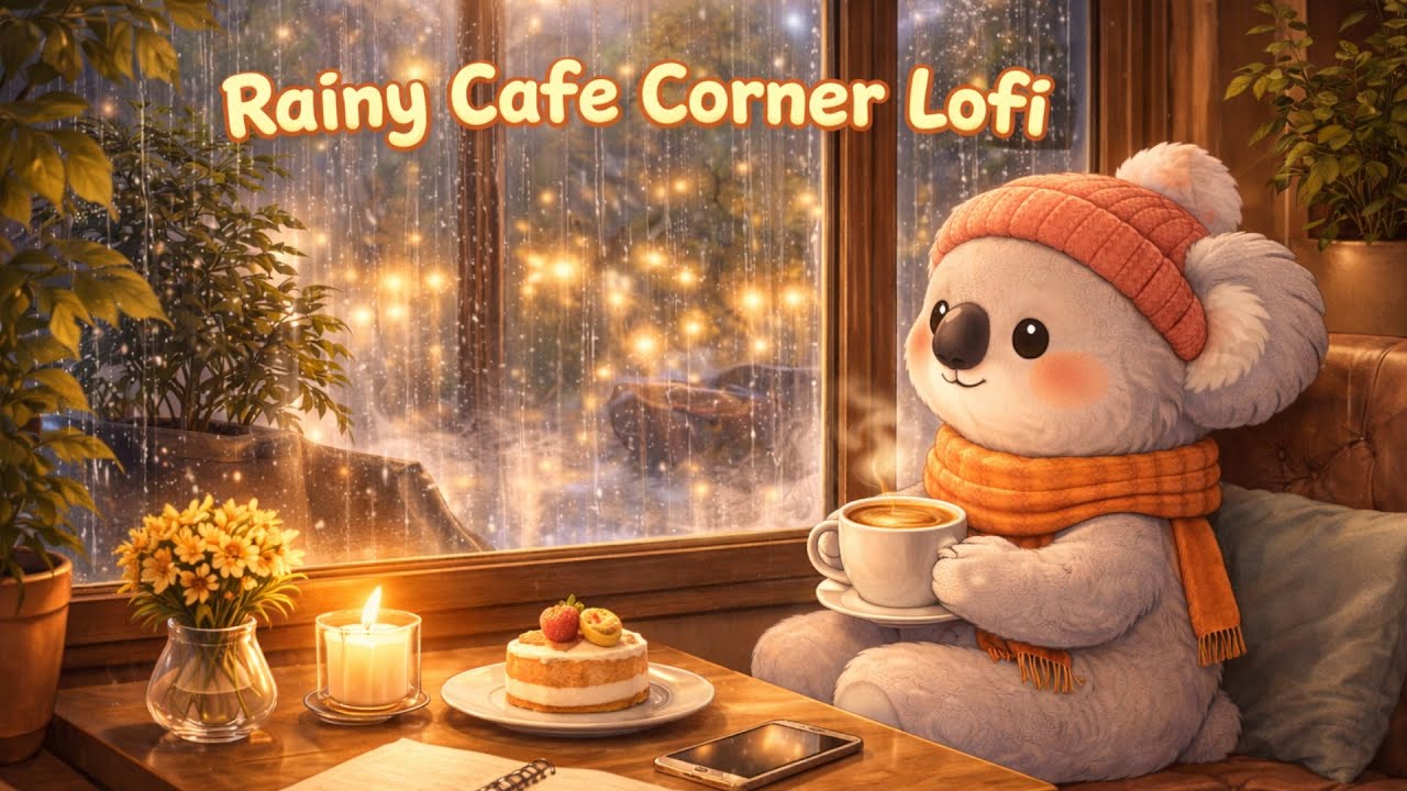 Rainy Cafe Corner Lofi ☕ Cozy Beats for Rainy Days