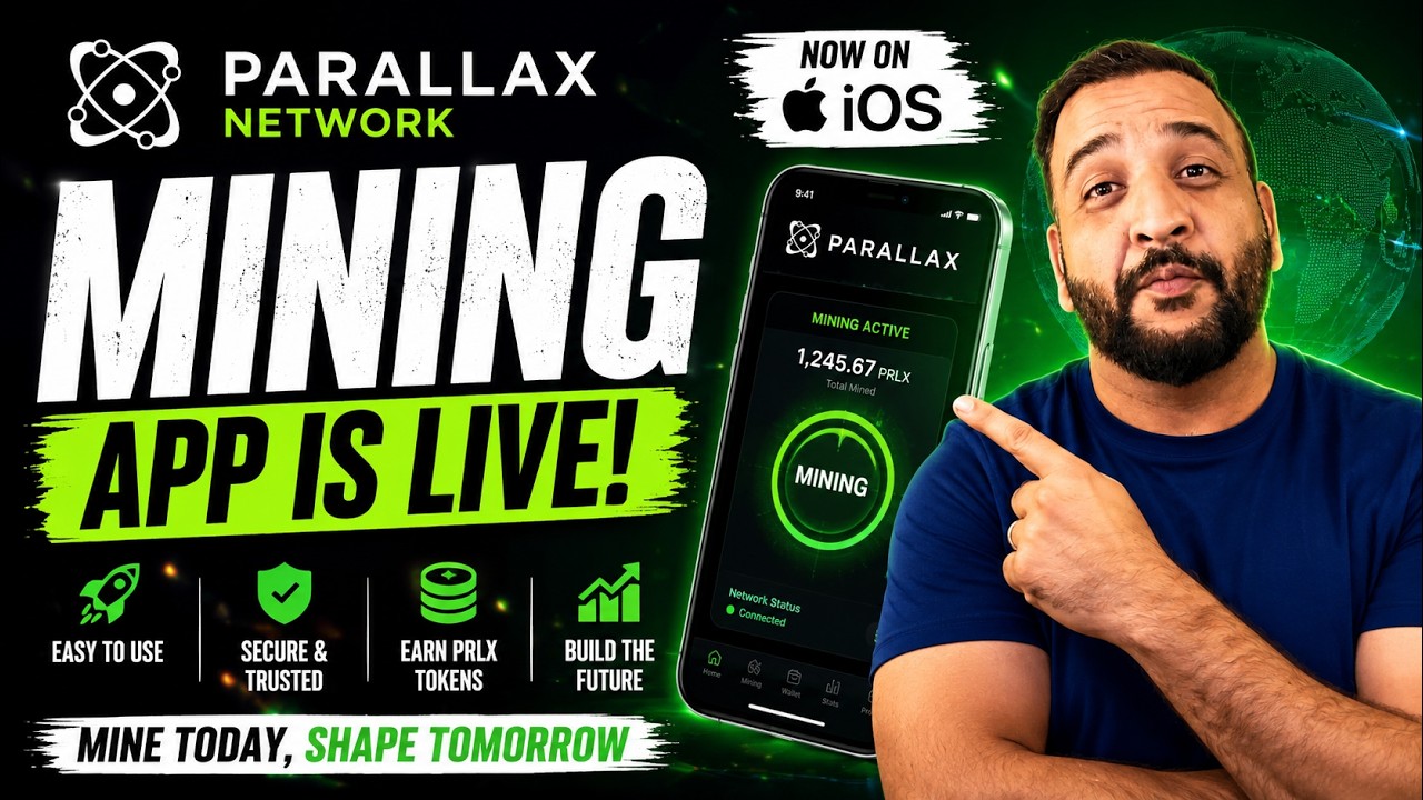 🔴 Parallax Network iOS Launch LIVE | Mine Free Crypto Today