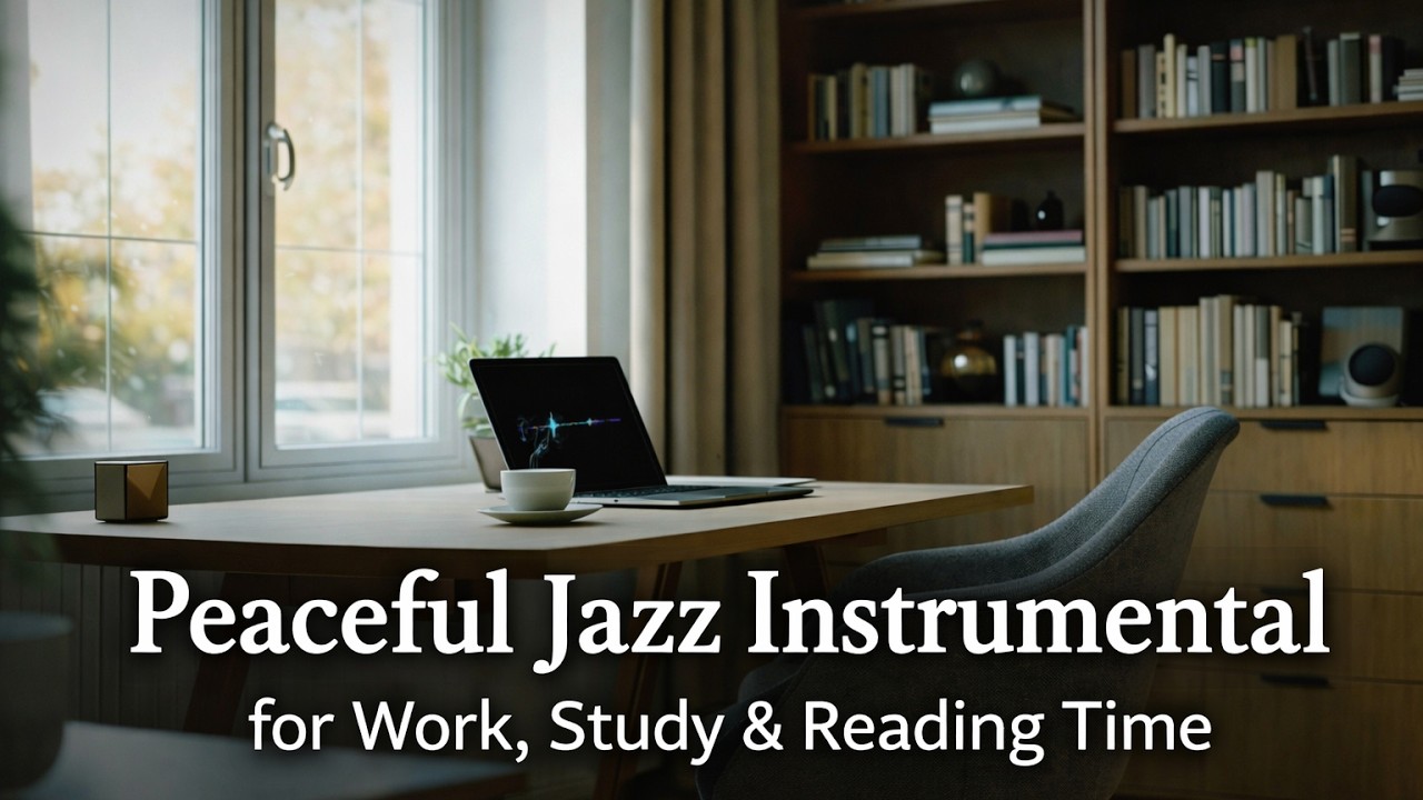 Peaceful Jazz Instrumental for Work, Study & Reading Time