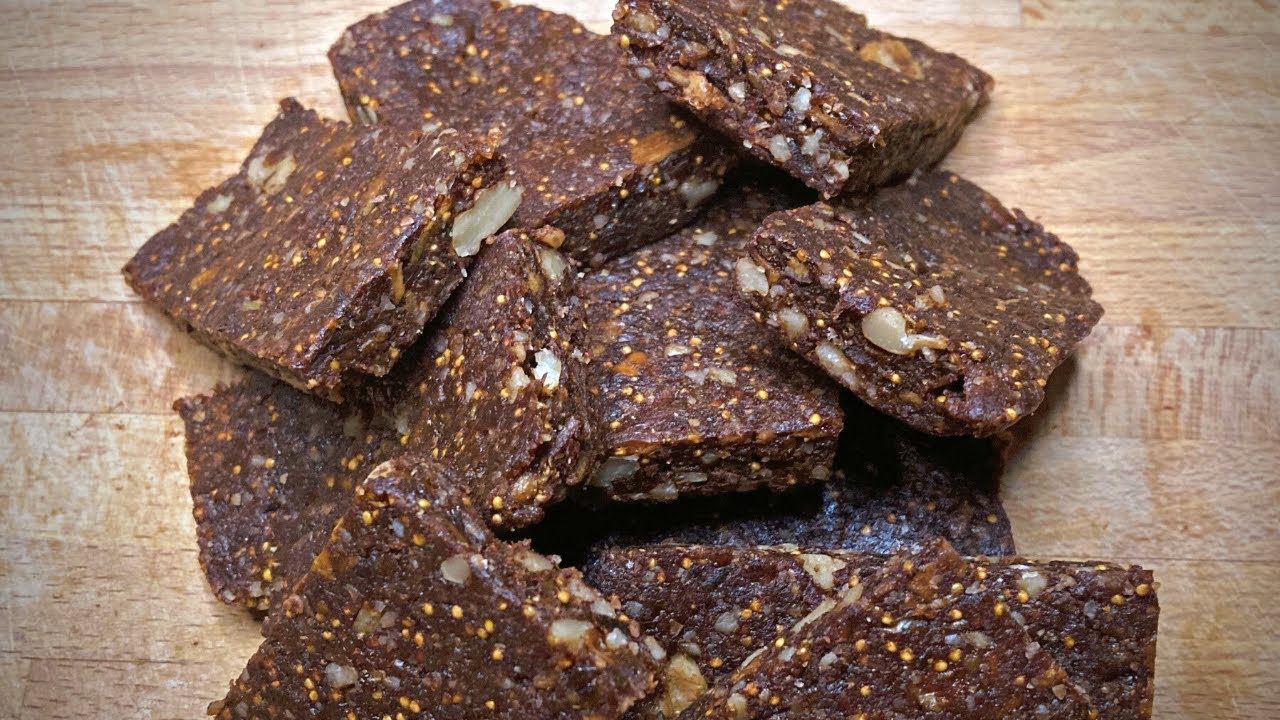 Fig Energy Bar | 3 ingredients-10 mins | No Baking, No Flour, No Sugar | Cookie