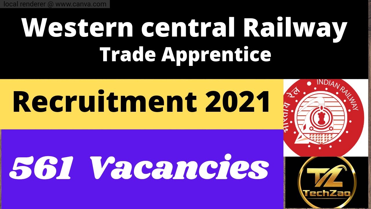 #Western central Railway Apprentice  Recruitment 2021# online application process| WCR notification