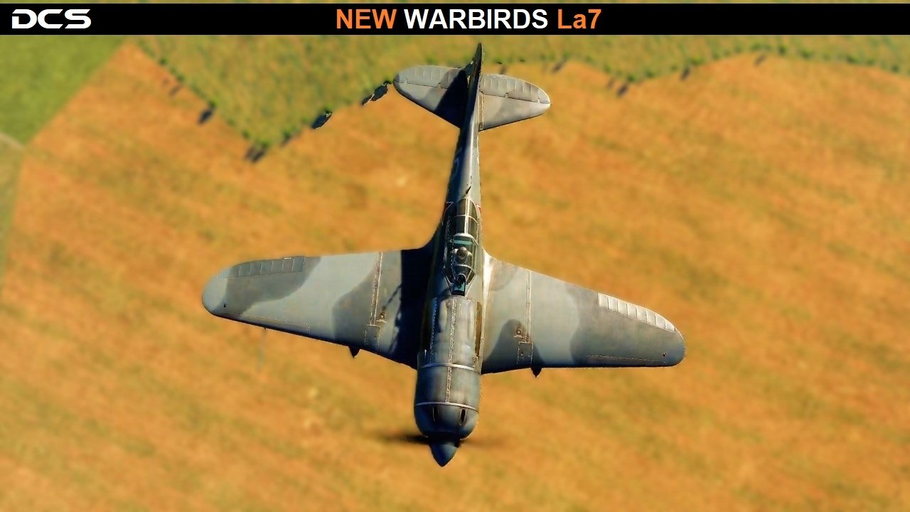 Новый истребитель Ла-7 времен Второй мировой войны из DCS #dcsworld @1440p