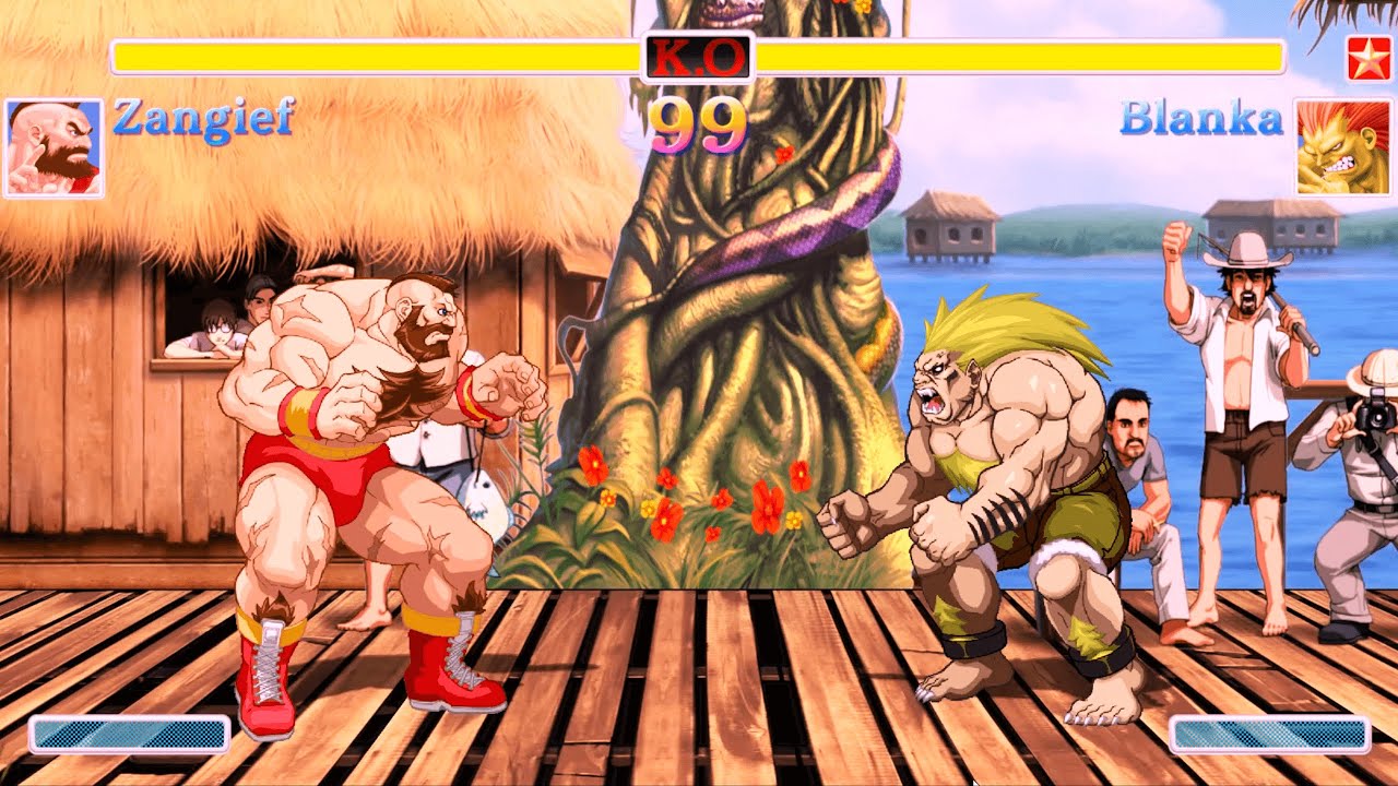 Zangief vs Blanka (Hardest) Ultra Street Fighter 2: The Final Challengers.