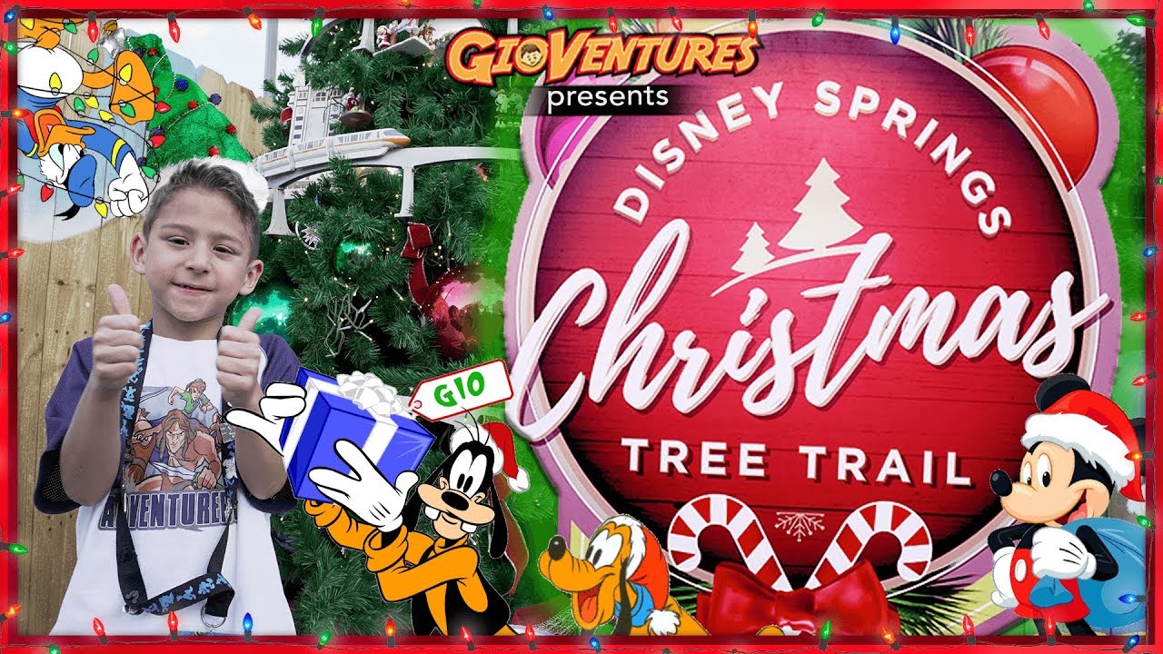 Christmas at Disney World - Disney Springs Christmas Tree Trail