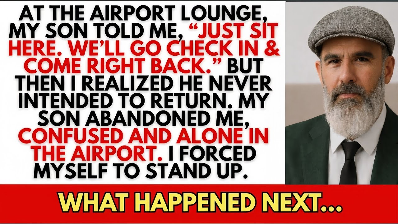 My Son Told Me to Wait at the Airport… Hours Later, I Realized the Truth