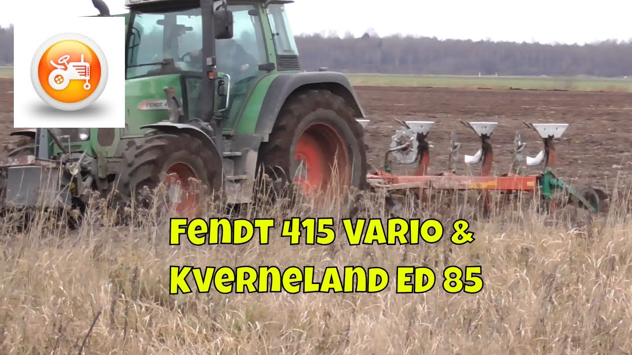 Ploughing 2018 | Fendt 415 Vario & Kverneland ED85 4 furrow plough