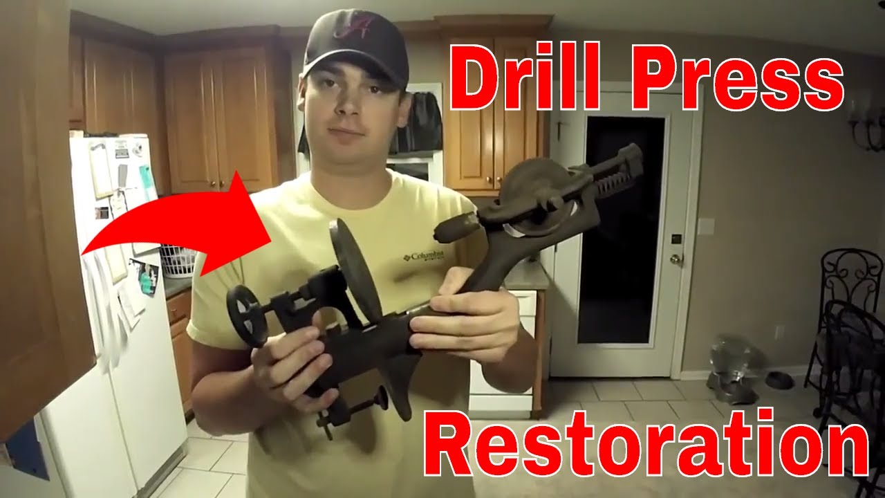100 Year Old Drill Press Restoration (Part 1)