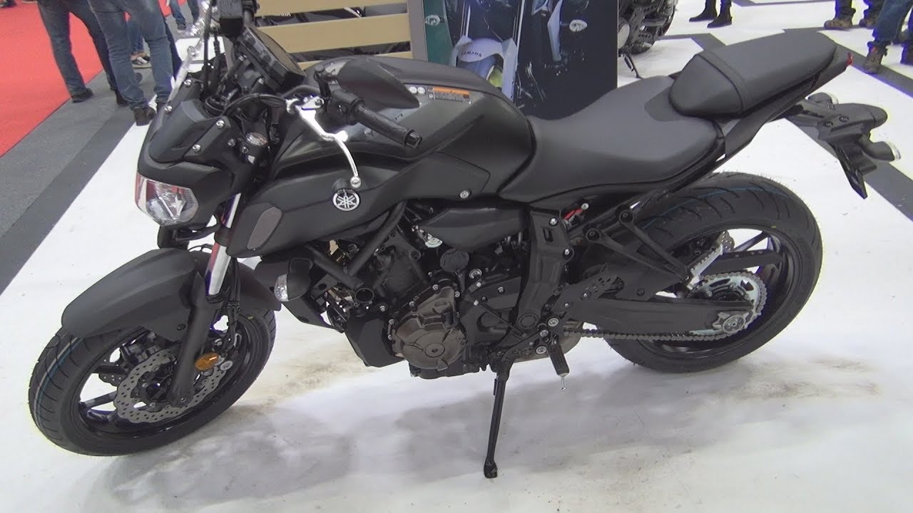 Yamaha MT-07 Tech Black (2019) Exterior and Interior