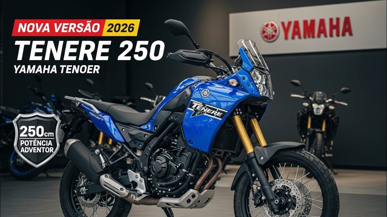 Nova Yamaha Tenere 250 2026 | Review Completo, Preço e Desempenho no Brasil