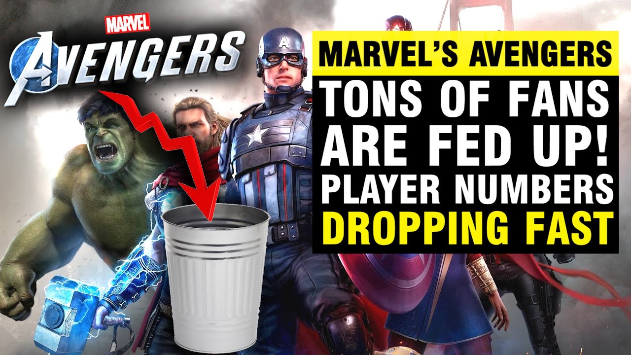 Player Numbers are Dropping Rapidly for Marvel's Avengers! People are fed up with the Glitches!