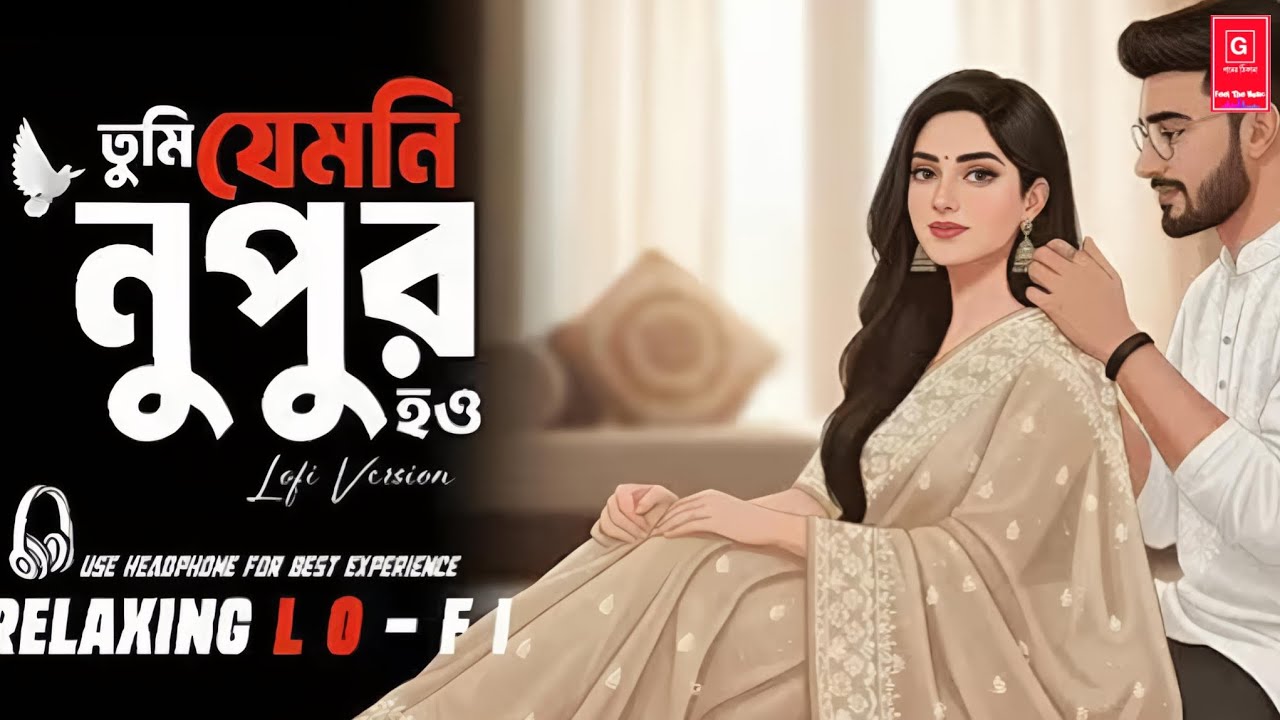 Tumi Jemoni Nupur Hou - Bengali Lofi Mix | Relaxing Lofi Song | Bangla Old Lo-fi Songs  #bengalilofi